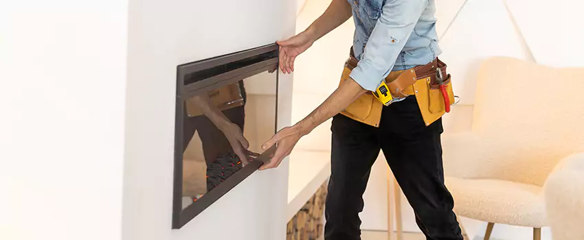 Metal Fireplace Installation in Crystal, Minnesota