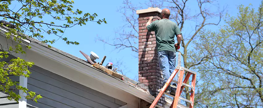 Vinyl and PVC Chimney Flashing Installation in Crystal, MN