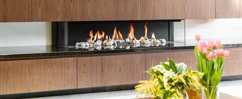 Double-height Fireplace Design Refurbishment in Crystal, Minnesota