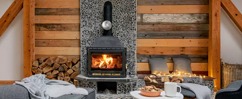 Thelin Hearth Products Direct Vent Gas Stove Fireplace Inspection in Crystal, Minnesota